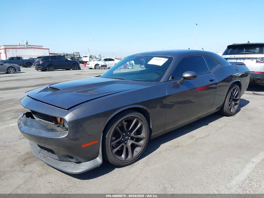 Vin: 2c3cdzfj1mh646093, lot: 46298909, dodge challenger r/t scat pack 20212