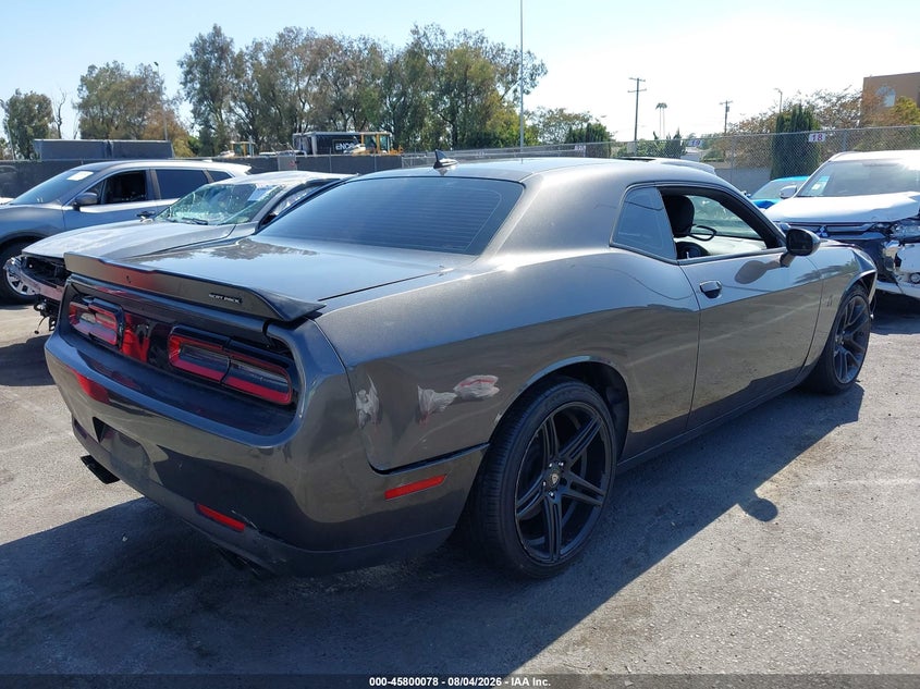 Vin: 2c3cdzfj1mh646093, lot: 46298909, dodge challenger r/t scat pack 20214