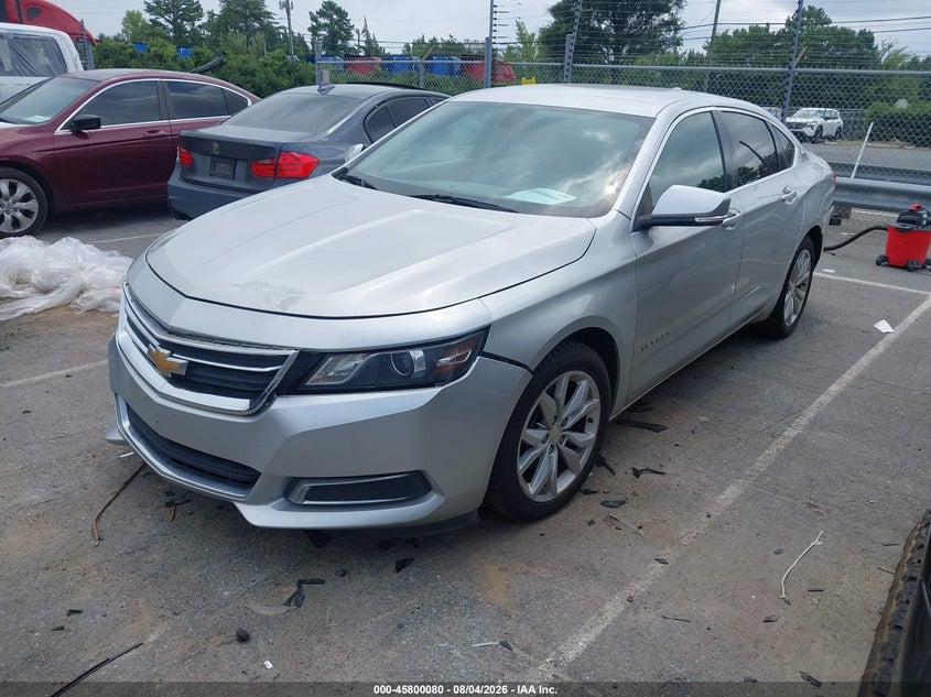 Vin: 2g1115s39g9116862, lot: 46298911, chevrolet impala 2lt 20162