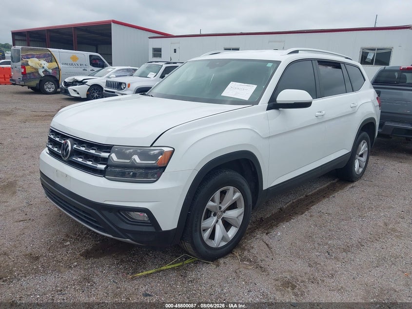 Vin: 1v2ur2ca6kc560063, lot: 46298918, volkswagen atlas 3.6l v6 se w/technology 20192