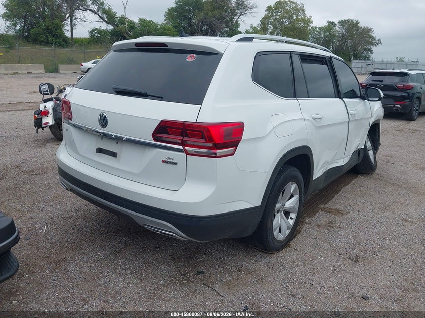 Vin: 1v2ur2ca6kc560063, lot: 46298918, volkswagen atlas 3.6l v6 se w/technology 20194