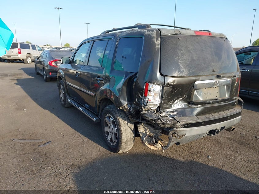 Vin: 5fnyf3h91bb010725, lot: 46298919, honda pilot touring 20113