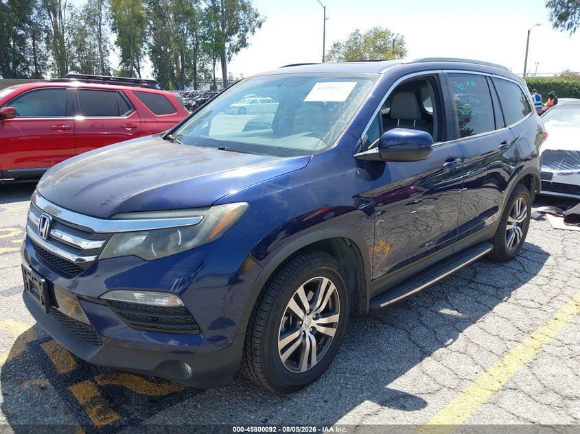 Vin: 5fnyf6h56gb102175, lot: 46298923, honda pilot ex-l 20162
