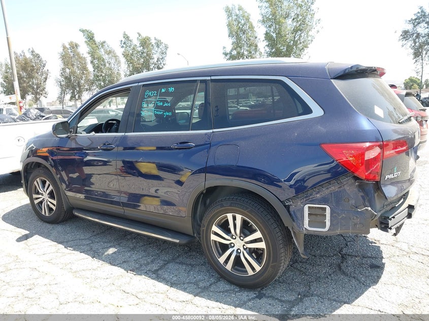 Vin: 5fnyf6h56gb102175, lot: 46298923, honda pilot ex-l 20163