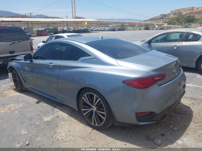 Vin: jn1ev7ekxjm343194, lot: 46298930, infiniti q60 3.0t luxe 20183