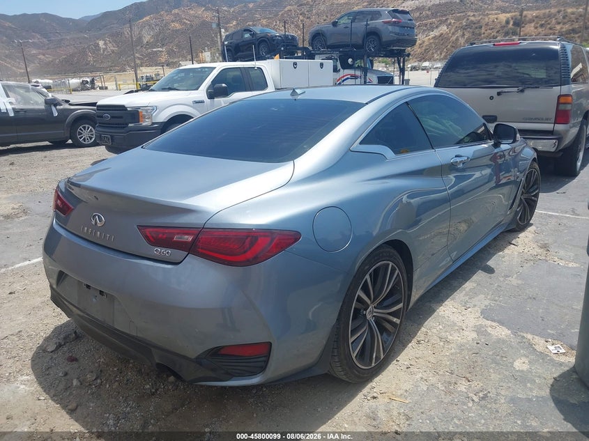 Vin: jn1ev7ekxjm343194, lot: 46298930, infiniti q60 3.0t luxe 20184
