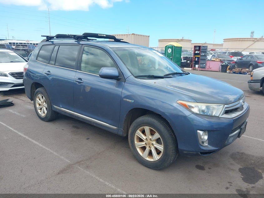 Vin: jtebc3eh0d2013207, lot: 46298937, toyota highlander hybrid base v6 2013 img_1