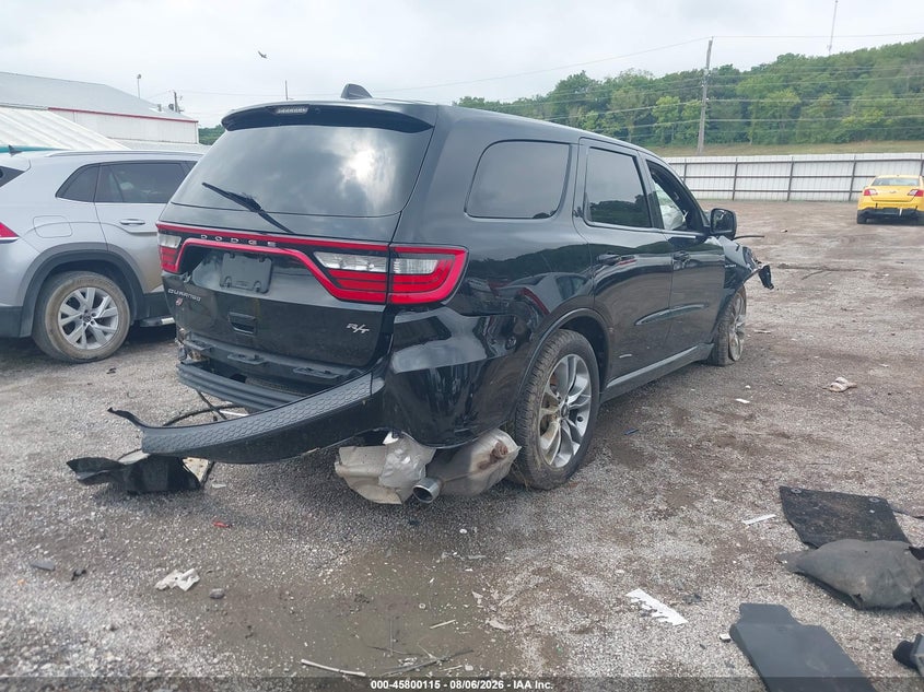 Vin: 1c4sdjct9lc114834, lot: 46298946, dodge durango r/t 20204