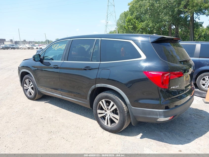 Vin: 5fnyf6h54gb117726, lot: 46298954, honda pilot ex-l 20163