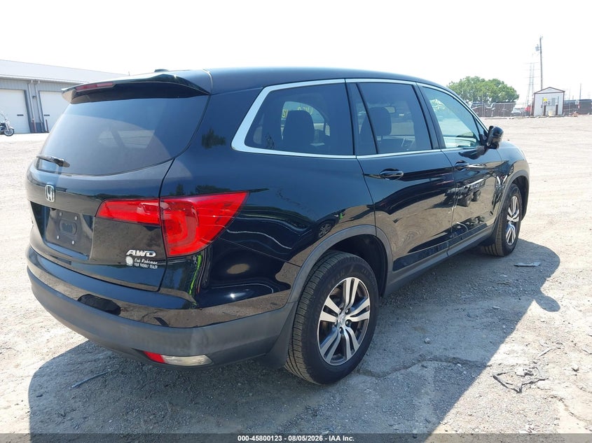 Vin: 5fnyf6h54gb117726, lot: 46298954, honda pilot ex-l 20164