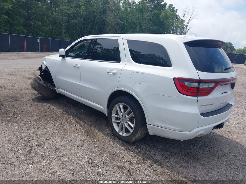 Vin: 1c4rdhdgxnc156313, lot: 46298969, dodge durango gt rwd 20223