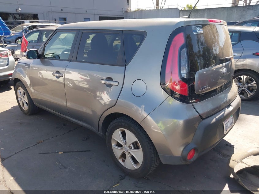 Vin: kndjn2a24e7069032, lot: 46298980, kia soul 20143