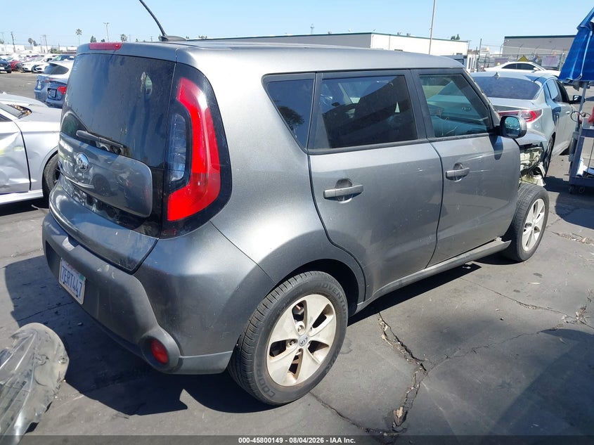 Vin: kndjn2a24e7069032, lot: 46298980, kia soul 20144