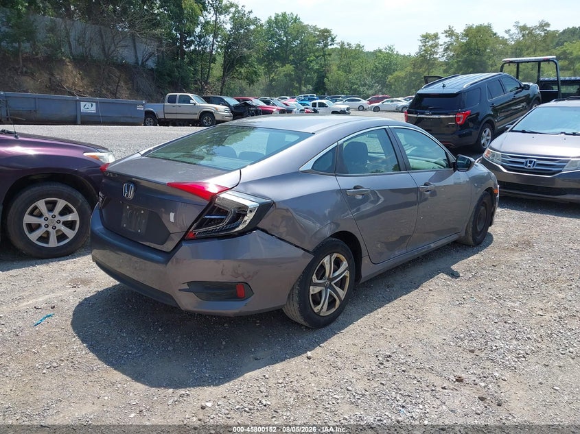 Vin: 2hgfc2f52gh541624, lot: 46298983, honda civic lx 20164