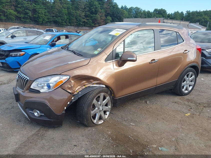 Vin: kl4cjdsb7gb550336, lot: 46298988, buick encore premium 20162