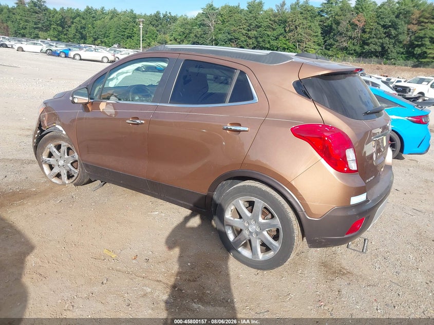 Vin: kl4cjdsb7gb550336, lot: 46298988, buick encore premium 20163