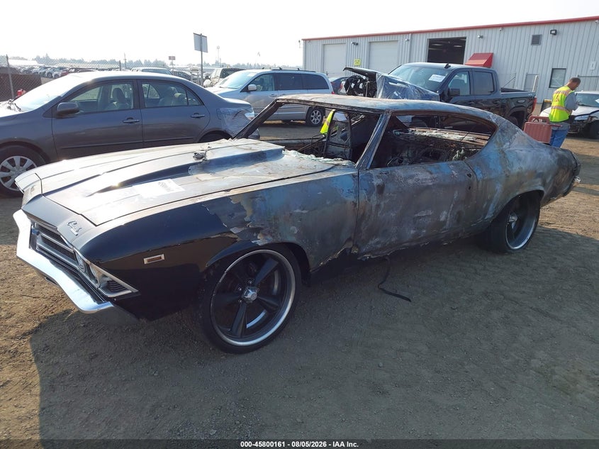 1969 Chevrolet Chevelle, Полностью сгорел, IAAI, VIN 0000136379Z308337 — фото 2