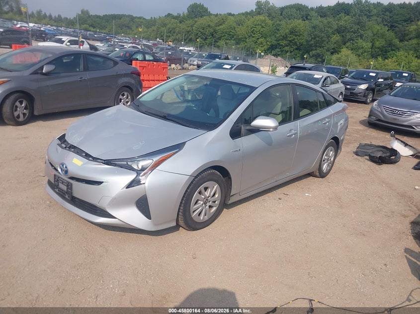 2016 Toyota Prius, Обидва боки, IAAI, VIN JTDKBRFUXG3011033 — фото 2