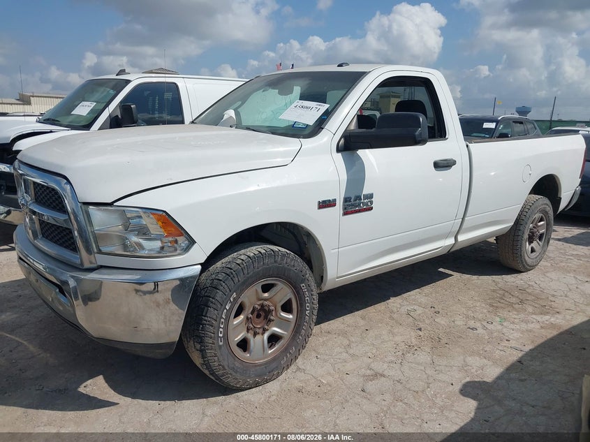 Vin: 3c6lr4at8eg130525, lot: 46299002, ram 2500 tradesman 20142