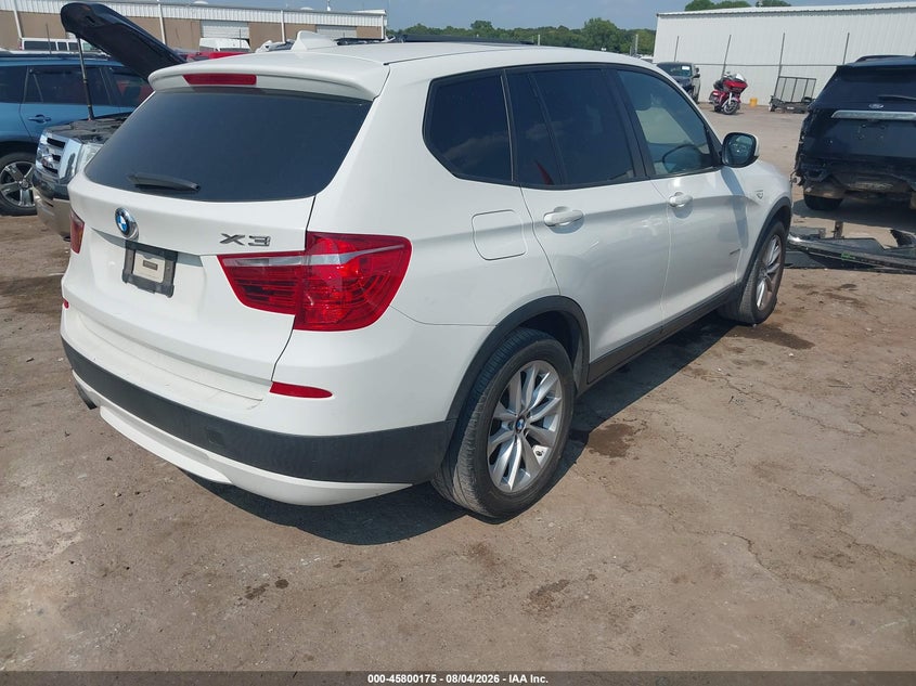Vin: 5uxwx9c51d0d02521, lot: 46299006, bmw x3 xdrive28i 20134