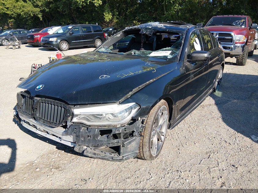 2020 BMW 5er, Rollover, IAAI, VIN WBAJS7C06LCD32269 — photo 2
