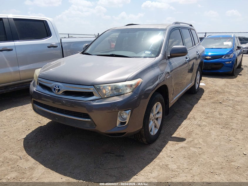 Vin: jtebc3eh5d2011260, lot: 46299068, toyota highlander hybrid base v6 20132