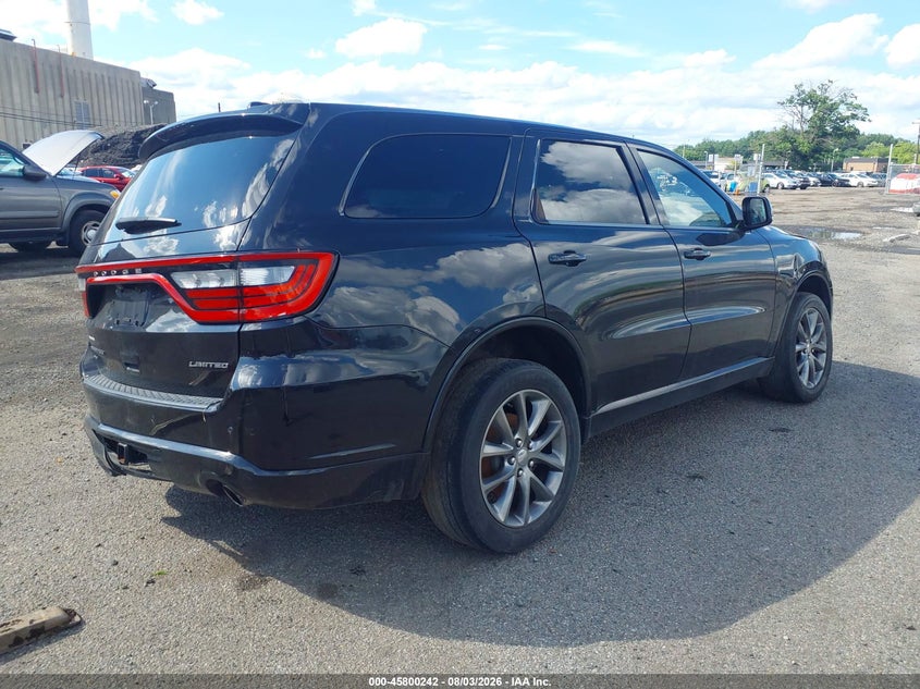 Vin: 1c4rdjdg9fc105961, lot: 46299073, dodge durango limited 20154