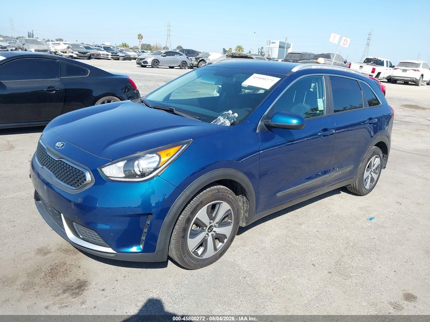 Vin: kndcb3lc1j5206558, lot: 46299103, kia niro lx 20182