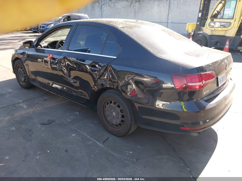 Vin: 3vw2b7aj9hm402804, lot: 46299138, volkswagen jetta 1.4t s 20173