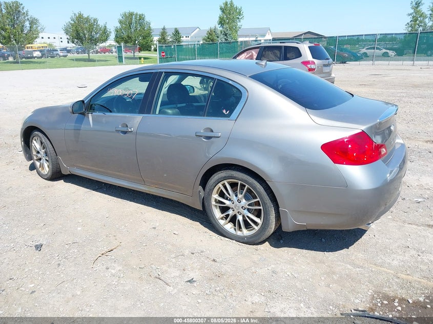 2008 INFINITI G35X auction photo 3