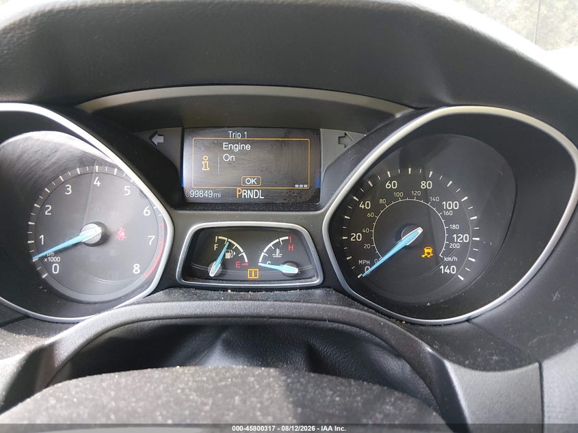 2016 FORD FOCUS SEDAN 2.0L I-4 DI, DOHC, VVT, 160HP