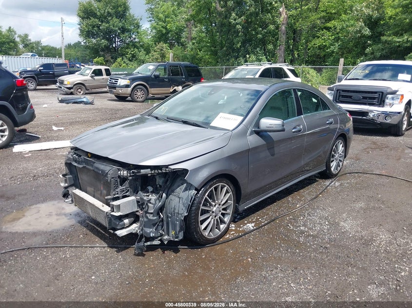 Vin: wddsj4eb6gn302984, lot: 46299170, mercedes-benz cla 250 20162