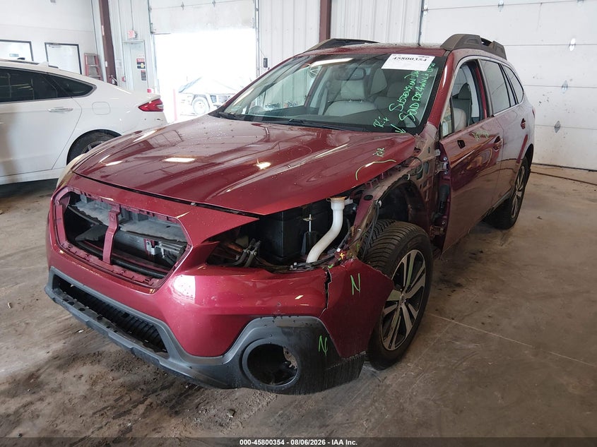Vin: 4s4bsakc2j3274540, lot: 46299184, subaru outback 2.5i limited 20182