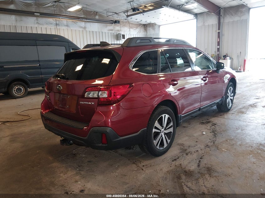 Vin: 4s4bsakc2j3274540, lot: 46299184, subaru outback 2.5i limited 20184