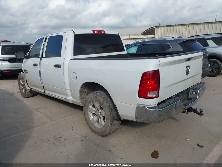 Vin: 3c6rr6kg5kg705957, lot: 46299205, ram 1500 classic tradesman  4x2 5'7 box 20193