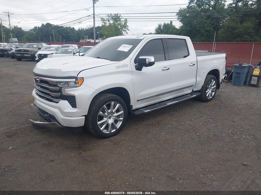 Vin: 3gcudjel6pg159447, lot: 46299210, chevrolet silverado 1500 4wd  short bed high country 20232