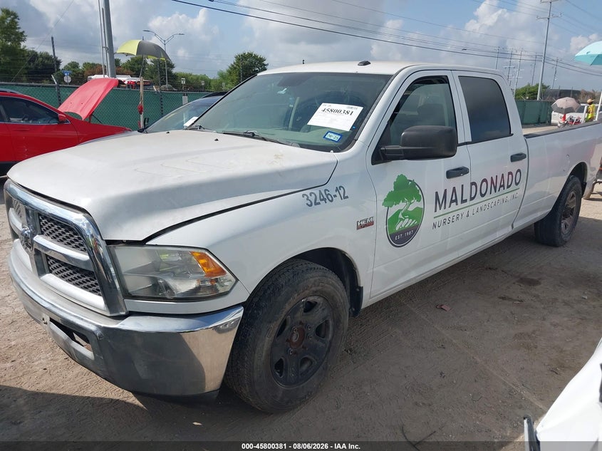 Vin: 3c6tr4ht7dg537367, lot: 46299212, ram 2500 tradesman 20132