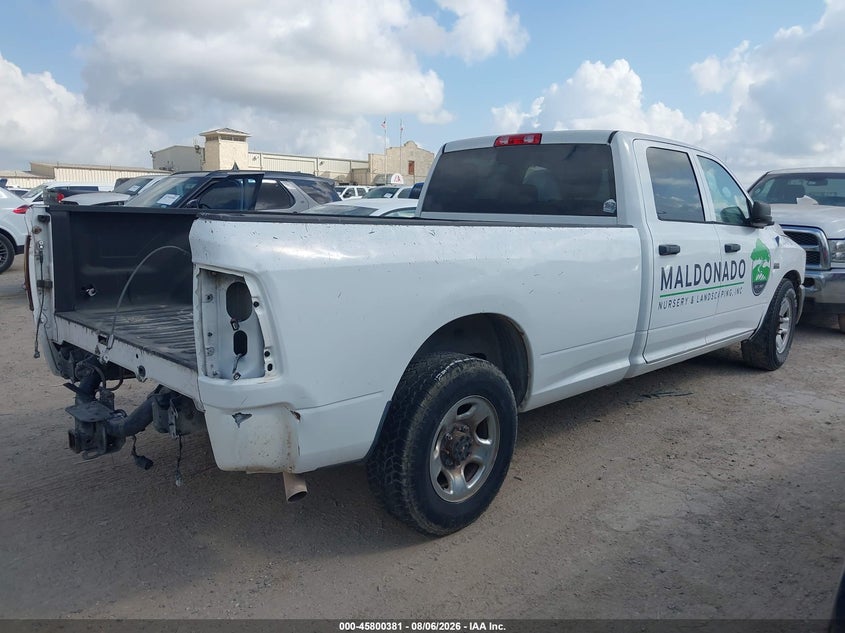 Vin: 3c6tr4ht7dg537367, lot: 46299212, ram 2500 tradesman 20134