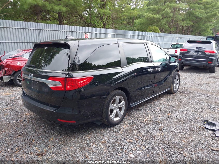 Vin: 5fnrl6h70lb002467, lot: 46299214, honda odyssey ex-l/ex-l w/navi   res 20204