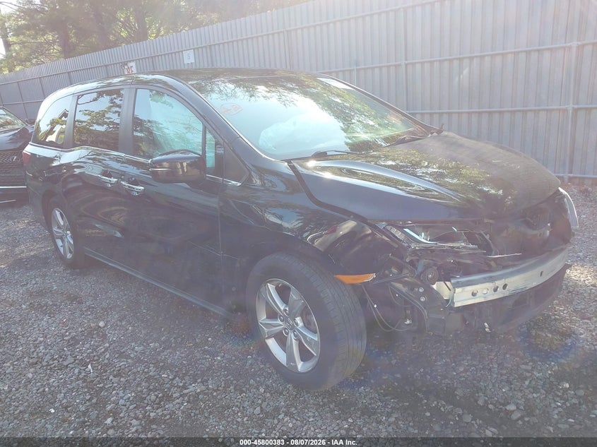 Vin: 5fnrl6h70lb002467, lot: 46299214, honda odyssey ex-l/ex-l w/navi   res 2020 img_1