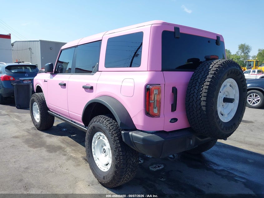 Vin: 1fmee9bp5slb76237, lot: 46299231, ford bronco badlands 20253