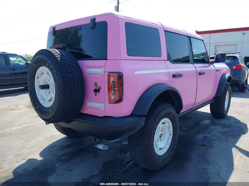 Vin: 1fmee9bp5slb76237, lot: 46299231, ford bronco badlands 20254