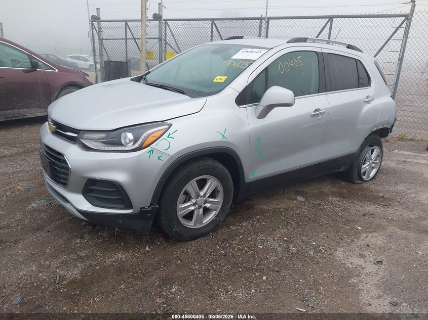 Vin: kl7cjlsb0kb820061, lot: 46299236, chevrolet trax lt 20192