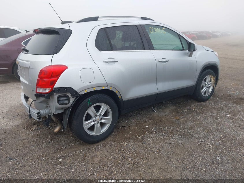 Vin: kl7cjlsb0kb820061, lot: 46299236, chevrolet trax lt 20194