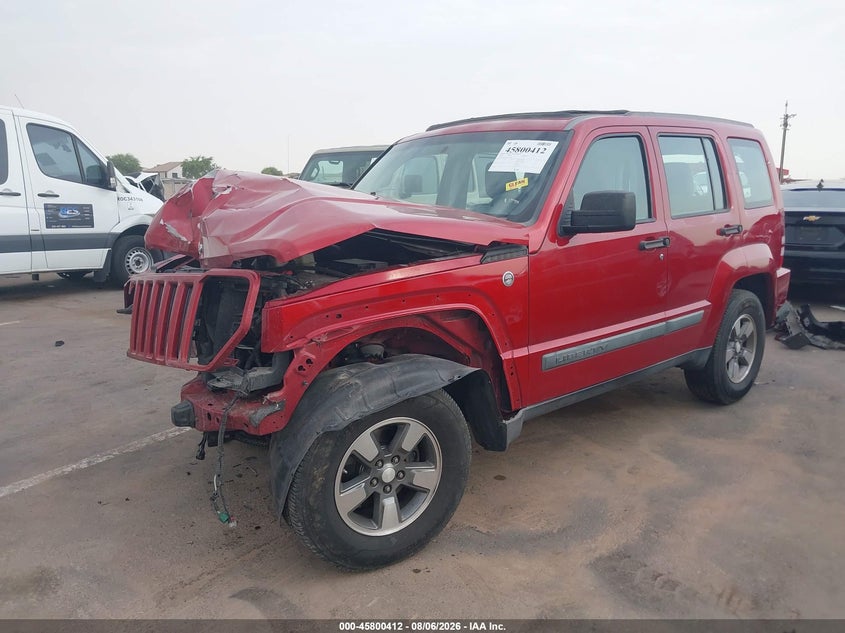 JEEP LIBERTY 2008 VIN 1J8GN28K78W236440