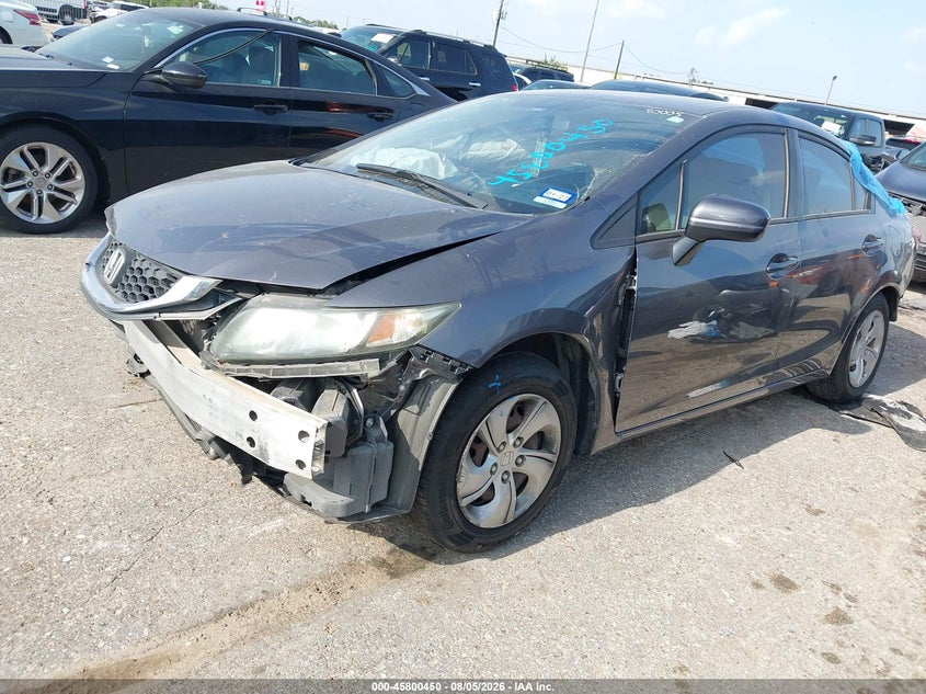 Vin: 19xfb2f57fe000869, lot: 46299281, honda civic lx 20152