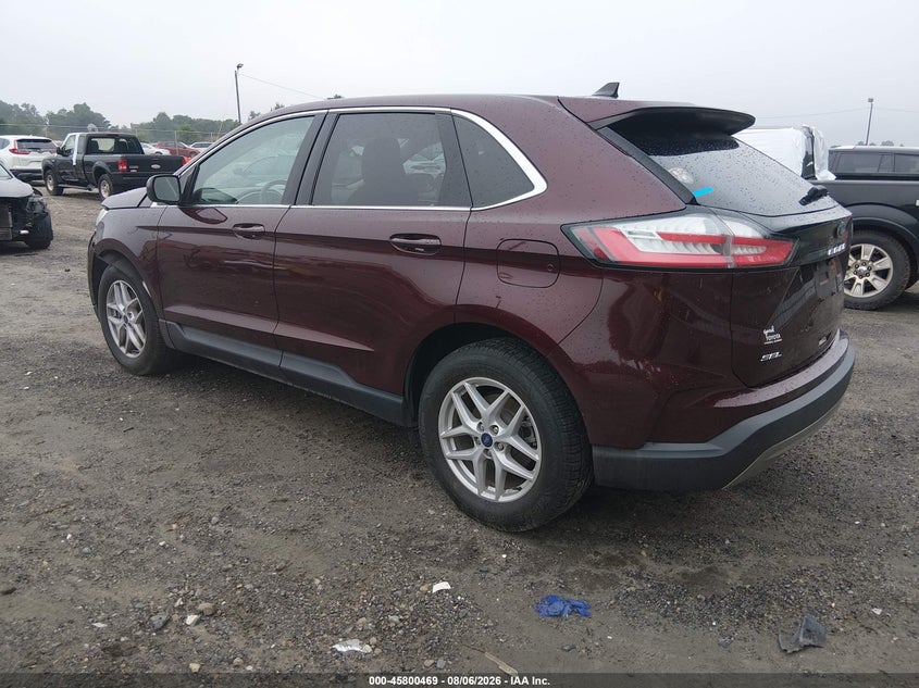 Vin: 2fmpk3j9xmba21834, lot: 46299300, ford edge sel 20213