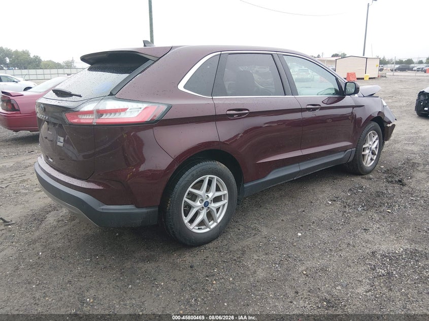 Vin: 2fmpk3j9xmba21834, lot: 46299300, ford edge sel 20214