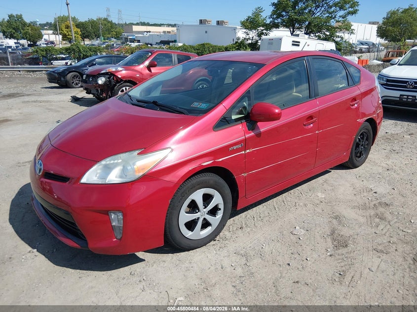 2012 TOYOTA PRIUS auction photo 2