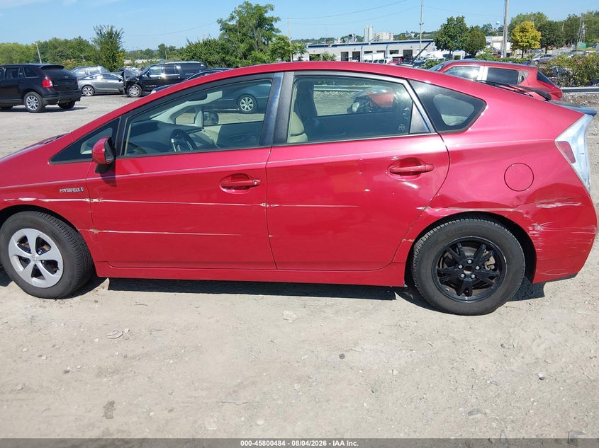 2012 TOYOTA PRIUS auction photo 6